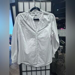 Old Navy Women's White Button Down Shirt